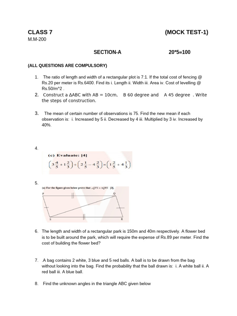 class-7-mock-test-1-1-pdf-triangle-euclidean-plane-geometry