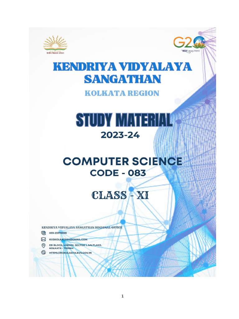 XI-Comp. Sc. | PDF | Computer Data Storage | Character Encoding
