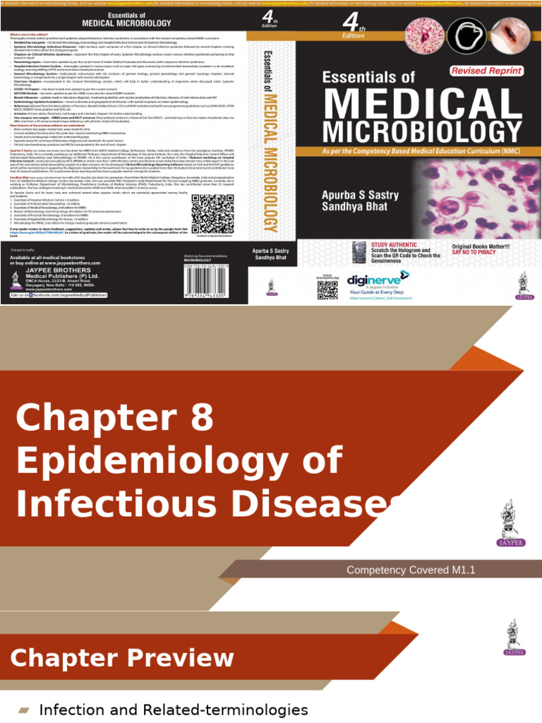 Infectious Disease Epidemiology Overview | PDF | Infection | Epidemics