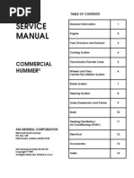 2000 Hummer Service Manual