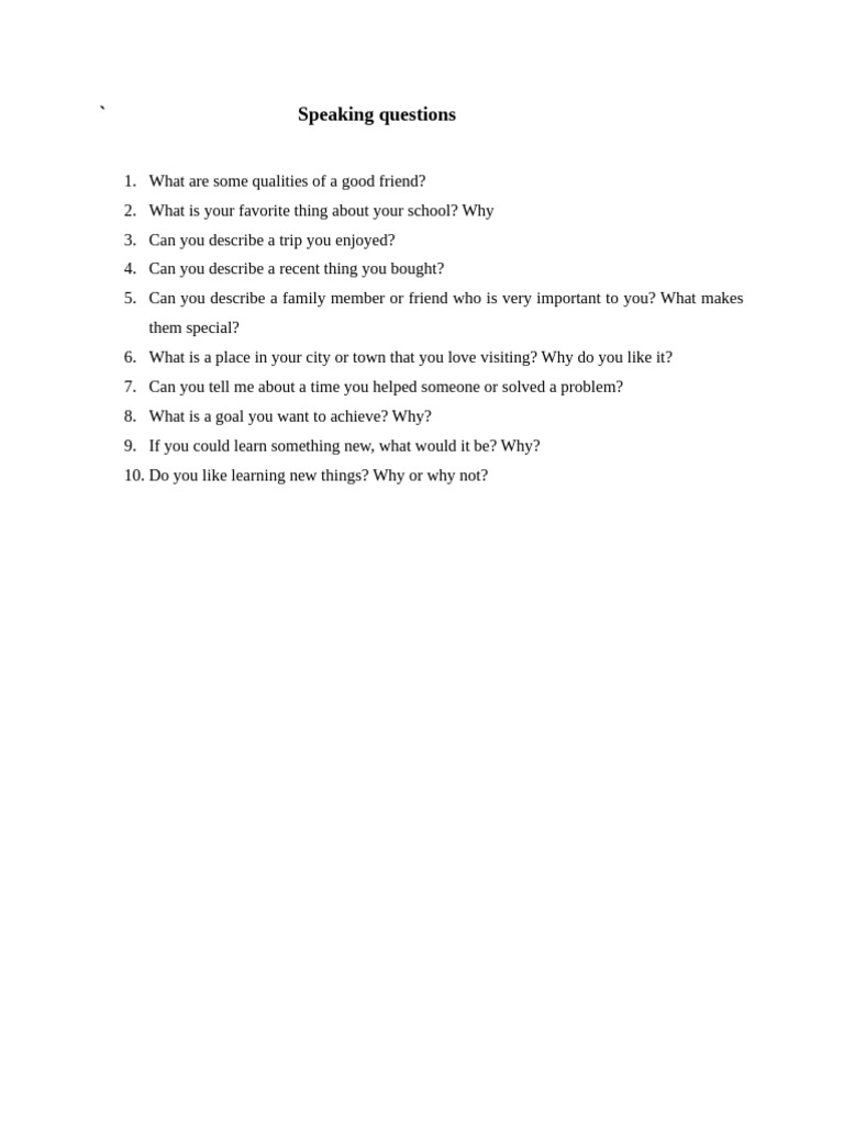 Effective Speaking Topics for Engagement | PDF