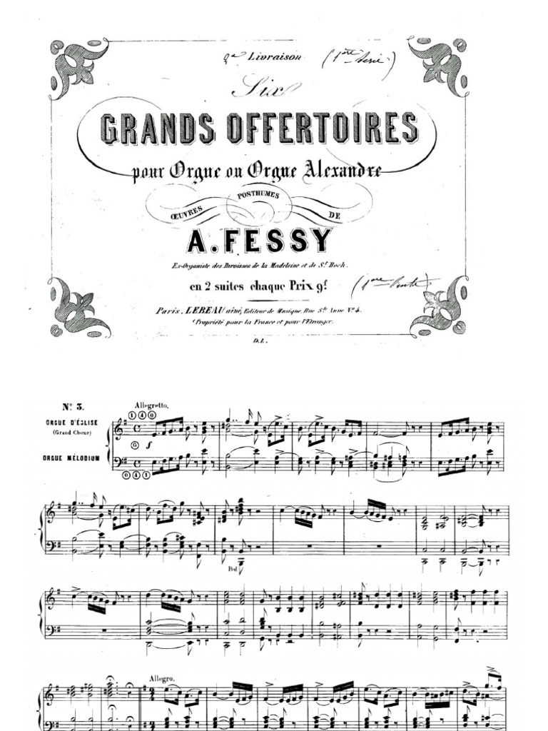 Charles-Alexandre Fessy - 3e. Grand Offertoire | PDF