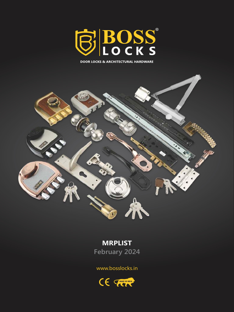 Boss Locks Product Catalogue 2024 | PDF | Physical Security | Security ...