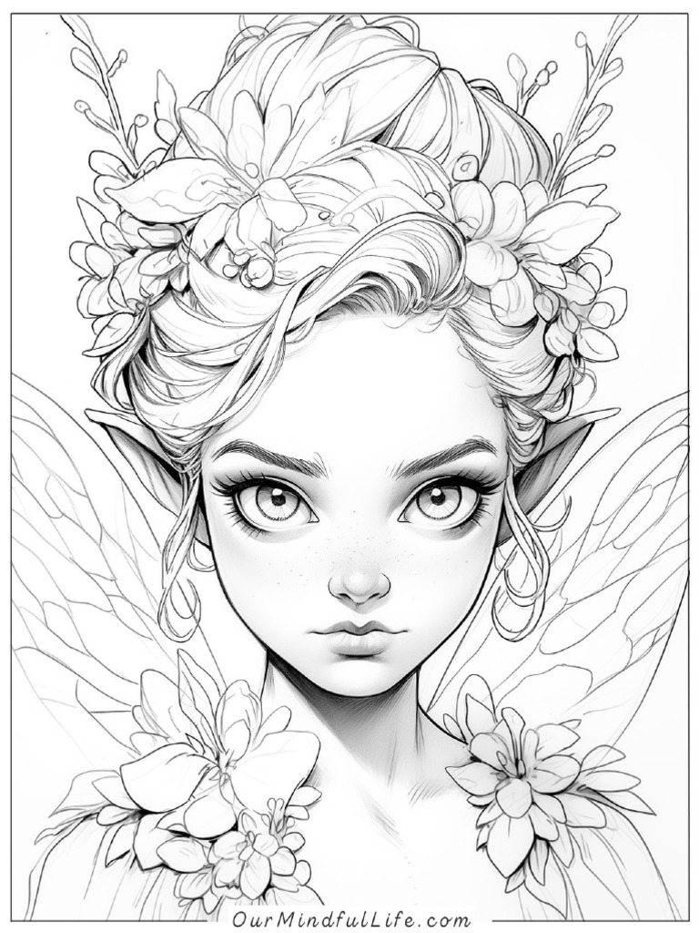 Stunning Floral Fairy | PDF
