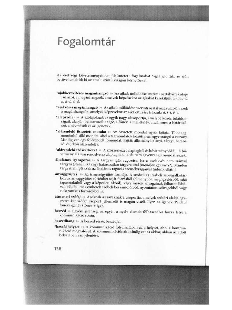 9. évf. fogalomtár | PDF