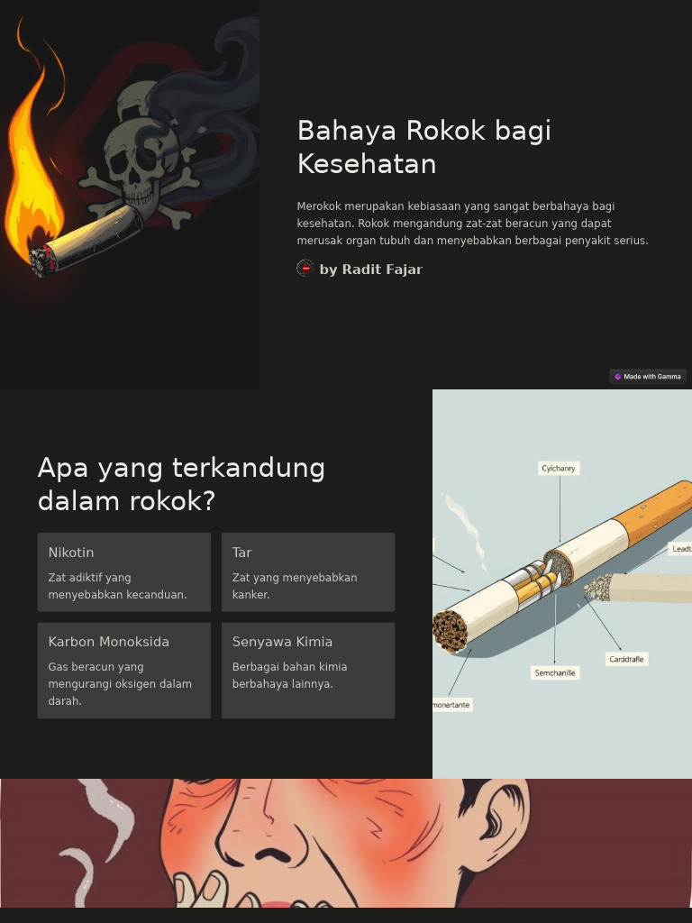 Bahaya Rokok Bagi Kesehatan | PDF