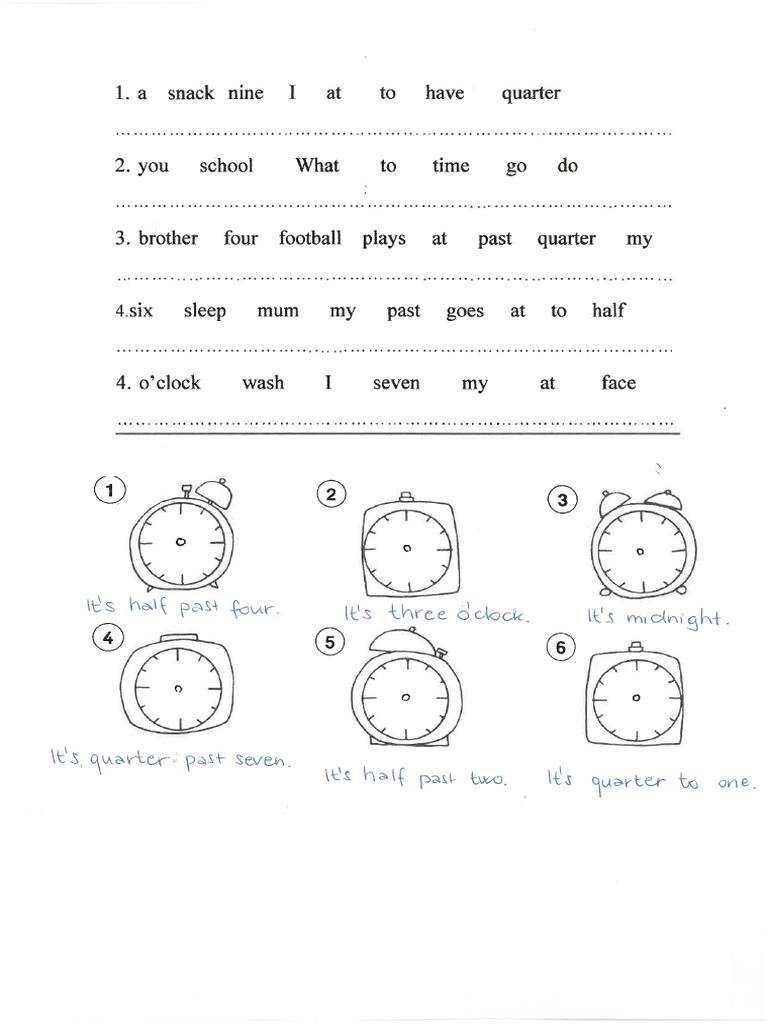Playway 3 Practice Unit 4 | PDF
