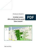 GIS Zelenila U Osijeku (Projekt)