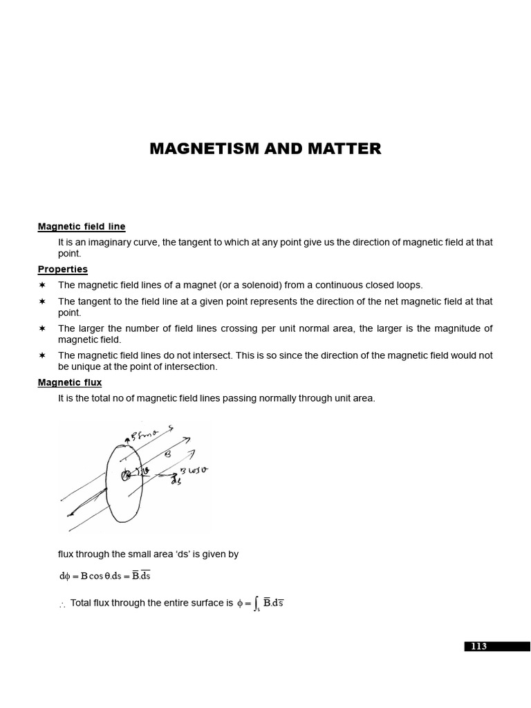Magnetism Concepts and Calculations | PDF | Magnetism | Ferromagnetism