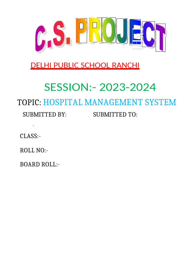Hospital Management System Overview | PDF | Hospital | User (Computing)