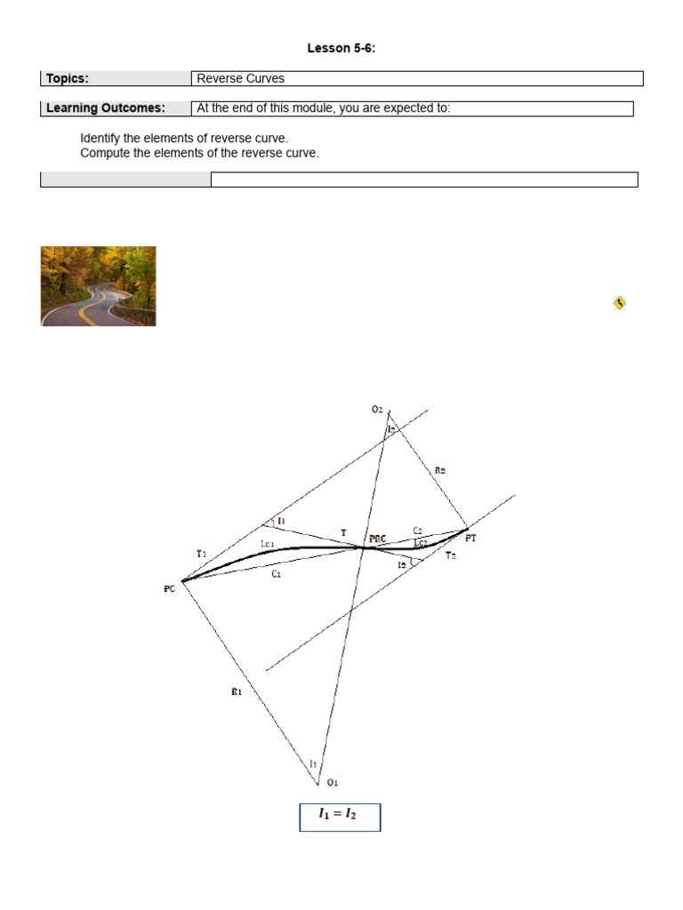 Reverse Curve (1) | PDF | Trigonometric Functions | Angle