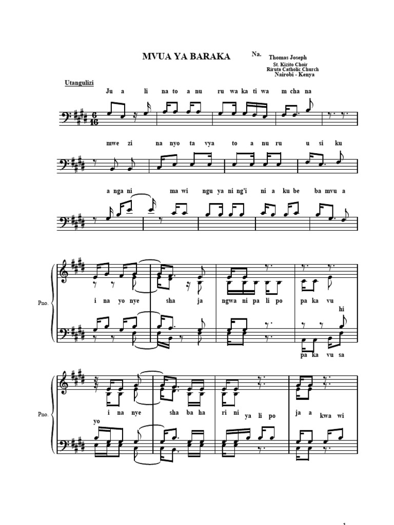 Mvua Ya Baraka | PDF