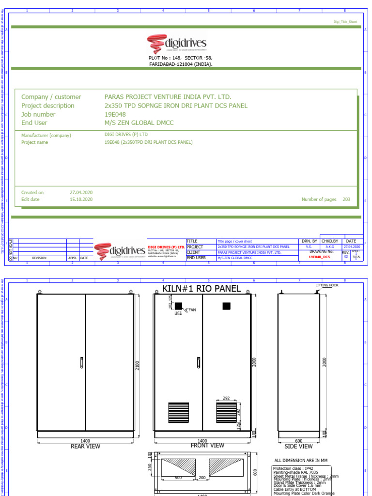 DCS Panel for Iron DRI Plant | PDF | Car | Land Vehicles