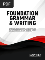 Basic English Grammar Overview Chart | PDF