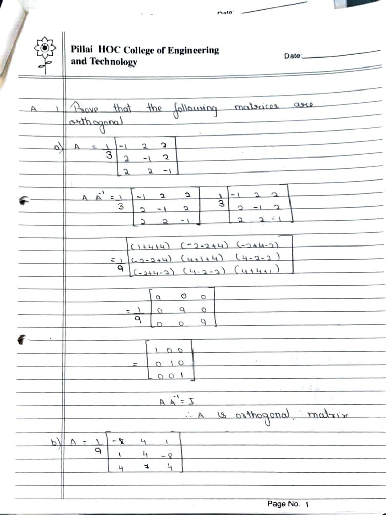 A Part Maths Assignment | PDF