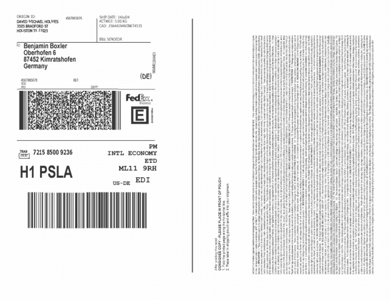 Fedex Label | PDF