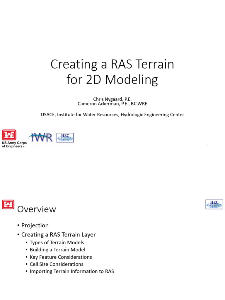 1.4+-+Creating+a+RAS+Terrain | PDF | Elevation | Terrain