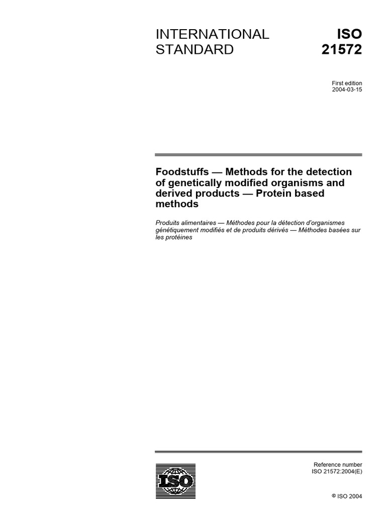 ISO 21572 - 2004 - Ed1 - en - 34645 - 2 - CPDF | PDF | Detection Limit ...
