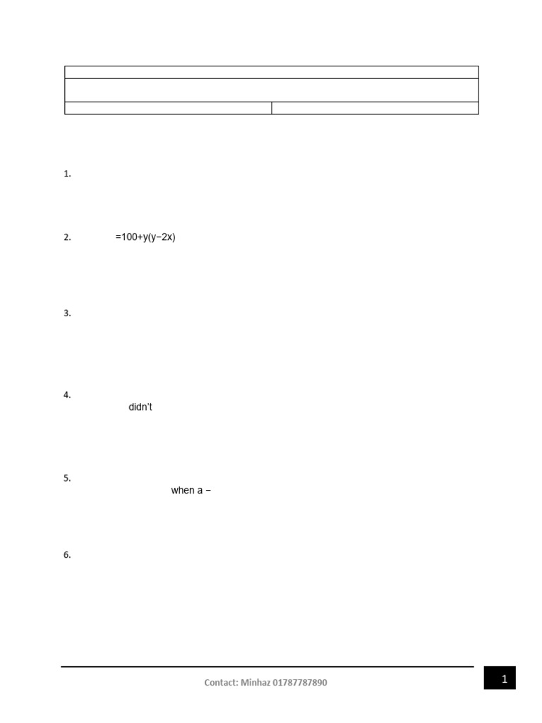 M001 Question 1.1 | PDF | Mathematics | Discrete Mathematics