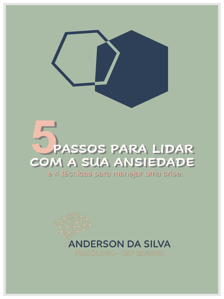 5 Passos para Lidar com a Ansiedade | PDF | Ansiedade | Pensamento