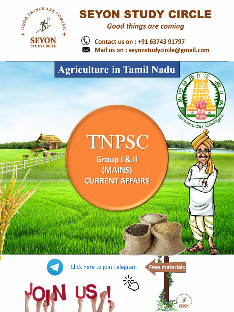 Agriculture in Tamil Nadu | PDF | Agriculture | Fertilizer
