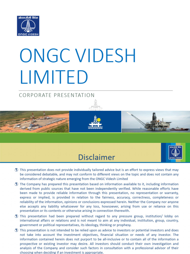 ONGC Videsh Limited Corporate Overview | PDF