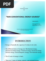 Download Ppt on Non Conventional Energy Resources by Phani Kiran SN81447394 doc pdf