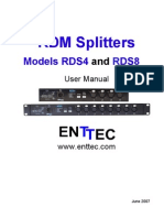 DM Splitters: Models RDS4 DS8