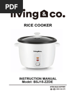 Rice Cooker User Manual | PDF | Implied Warranty | Cooking