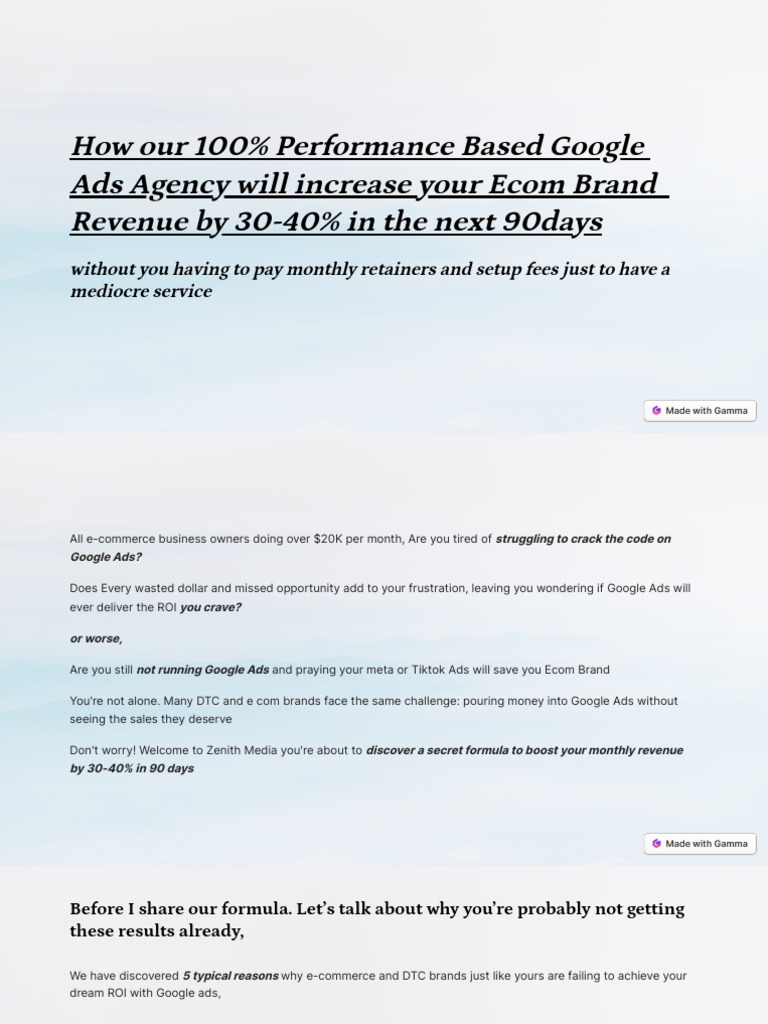 How Our 100percent Performance Based Google Ads Agency Will Increase ...