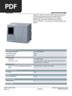 Siemens SIMATIC S7-1500H CPU Data Sheet | PDF | Computer Architecture ...