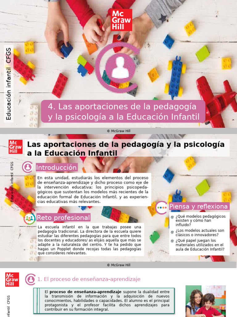 UT4 Modificada 2 | PDF | Educación de la primera infancia | Aprendizaje