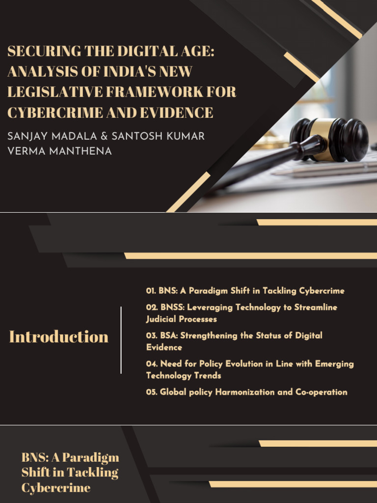 India S Cybercrime Legislation Overview Pdf Computer Security