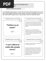 ACC Key Quotes by Character | PDF | Ebenezer Scrooge | Tiny Tim (A ...