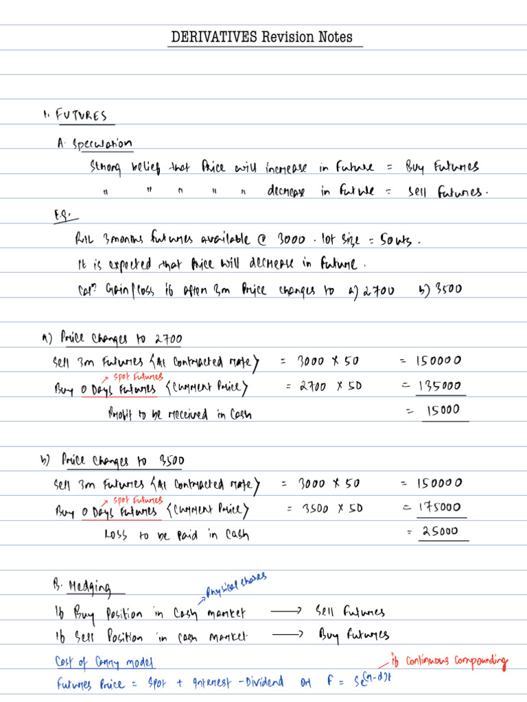 Futures and Options Trading Strategies | PDF | Greeks (Finance ...