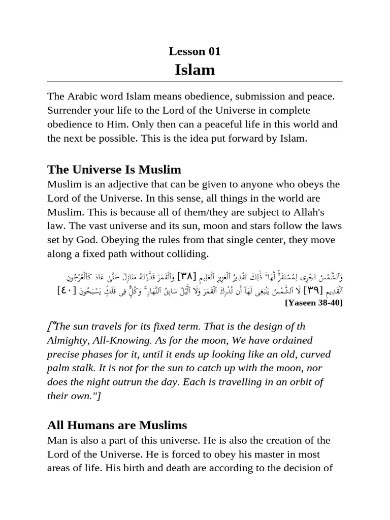 GRD10 BL01 | PDF | God In Islam | Religious Belief And Doctrine