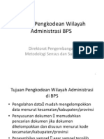 6 Sistem Pengkodean Wilayah Administrasi BPS