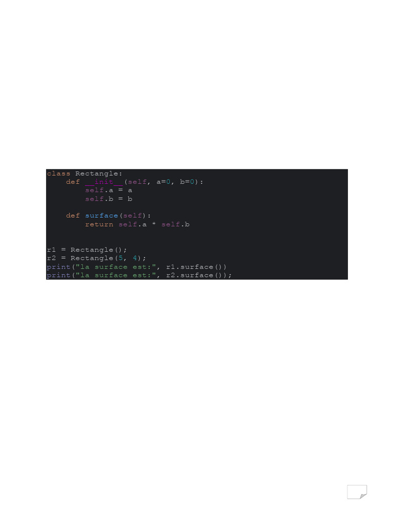 Exercices de POO en Python | PDF | Python (Langage de programmation ...