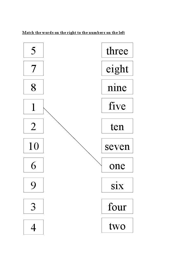Word Matching Activity Guide | PDF