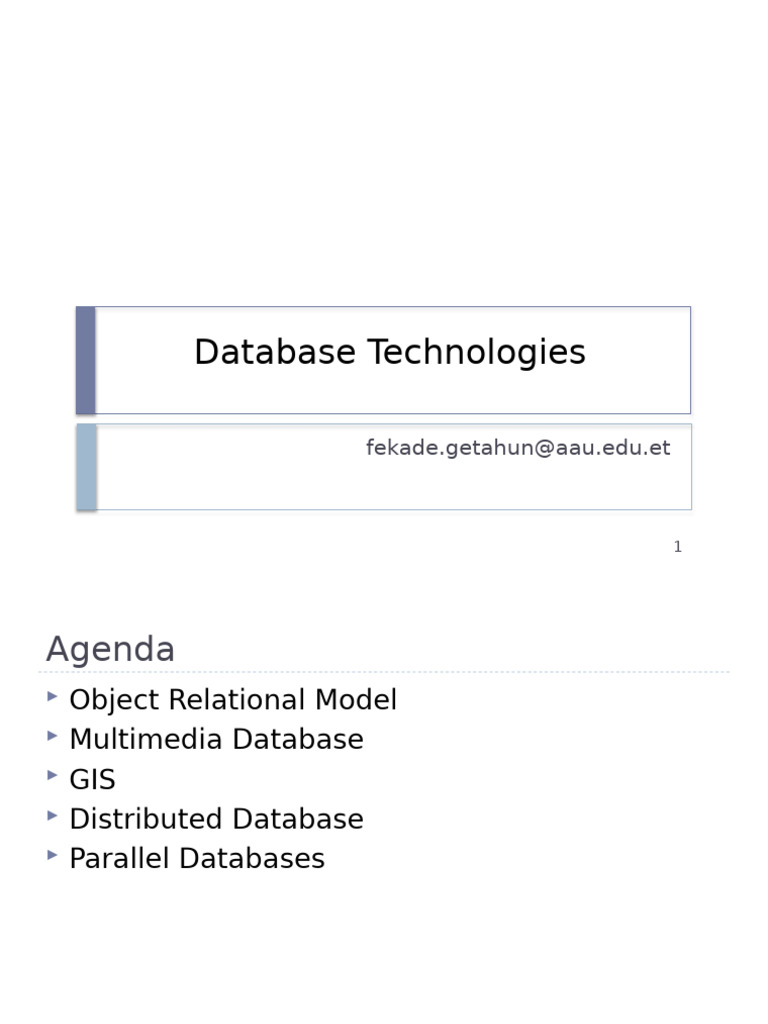 Database Technologies Overview | PDF | Databases | Relational Model