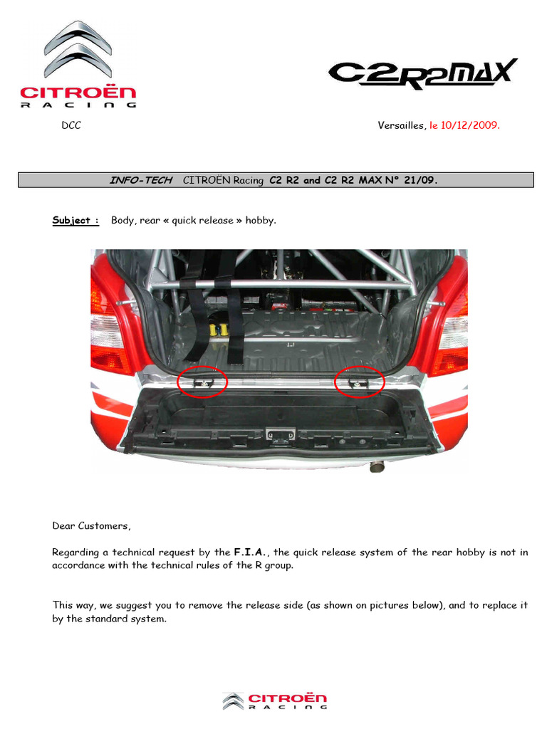 Body, Rear Quick Release Hobby | PDF