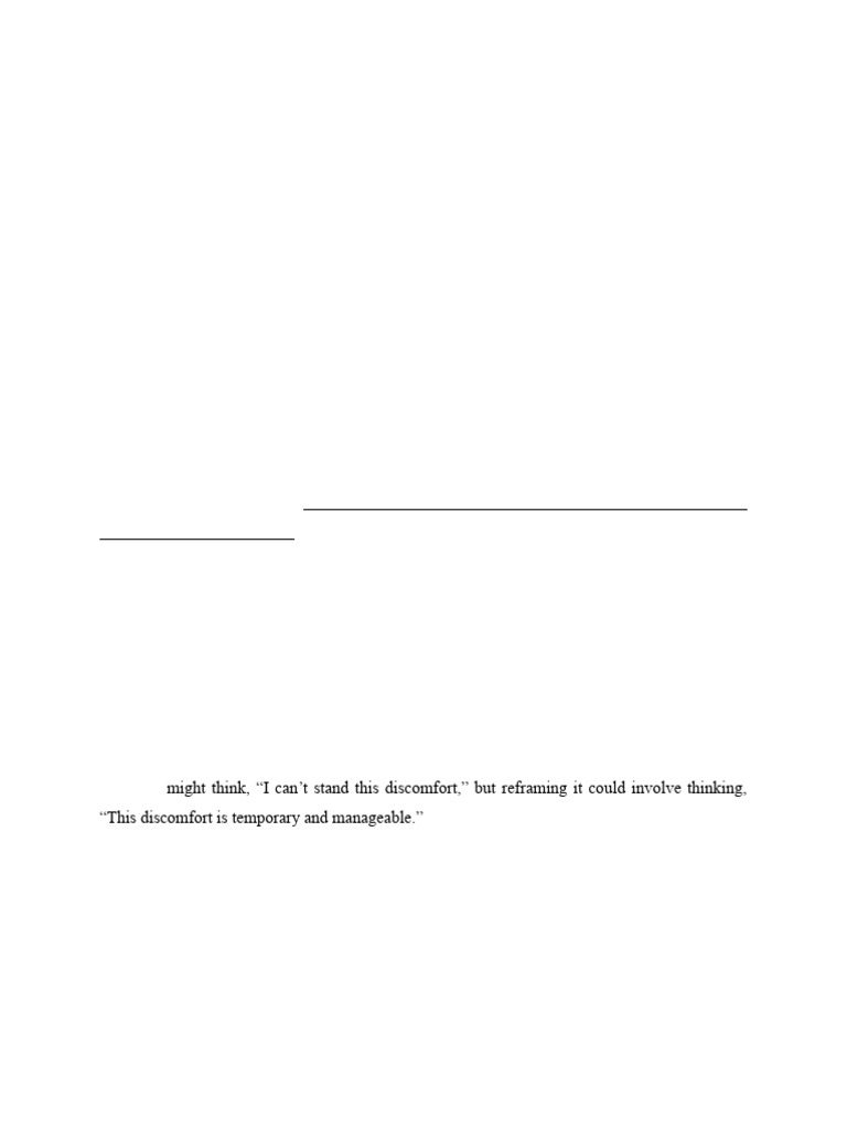 Reframing Techniques in Therapy | PDF | Psychotherapy | Rational ...