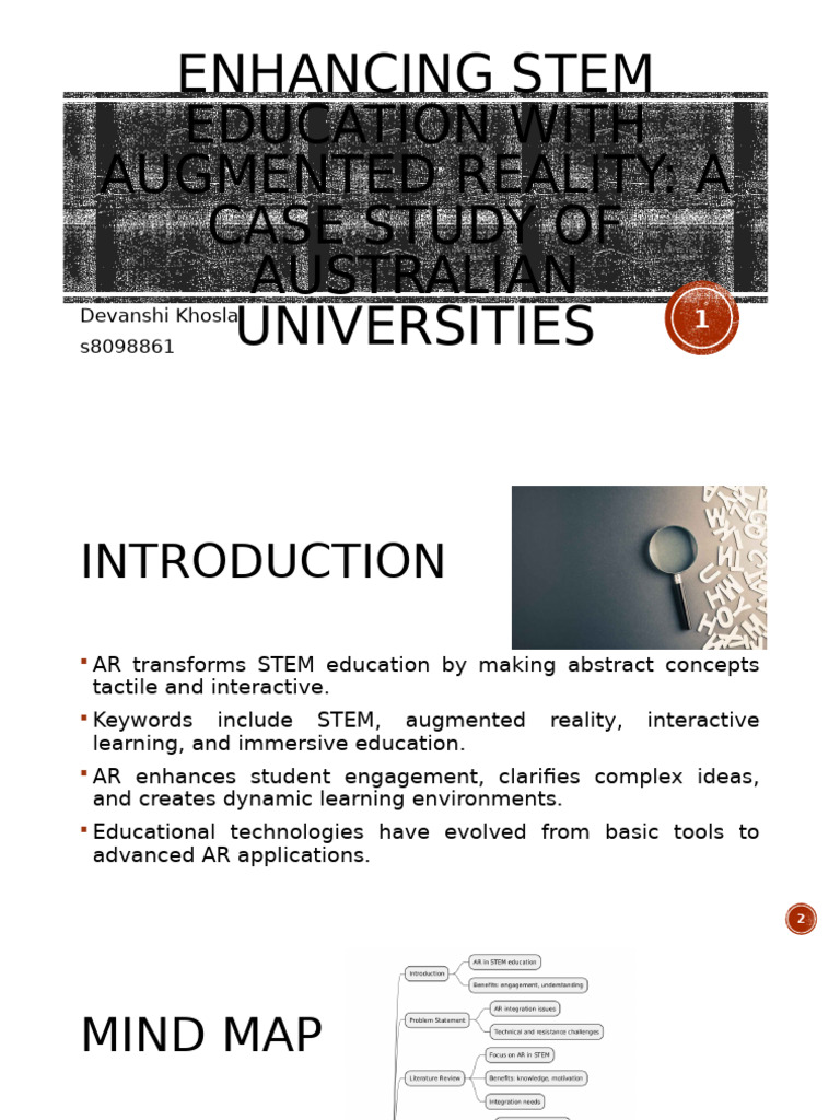 Devanshi Enhancing STEM Education With Augmented Reality | PDF ...