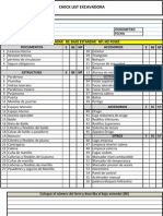 Check List Excavadora 2.0