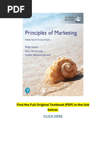 Principles of Marketing 19th Edition TEXTBOOK