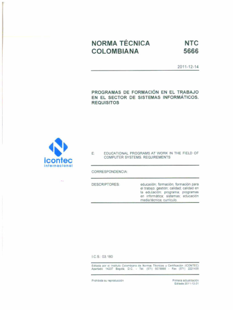 NTC 5666 | PDF