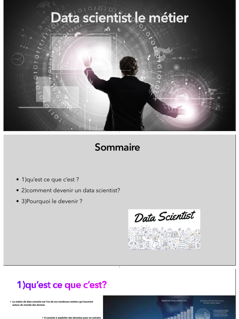 Devenir Data Scientist : Guide Complet | PDF | Science des données ...