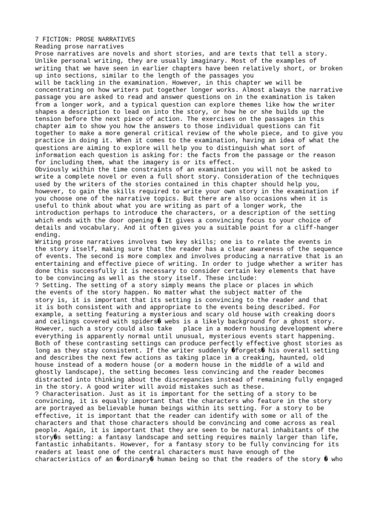 7-2 | PDF | Narrative | Thought