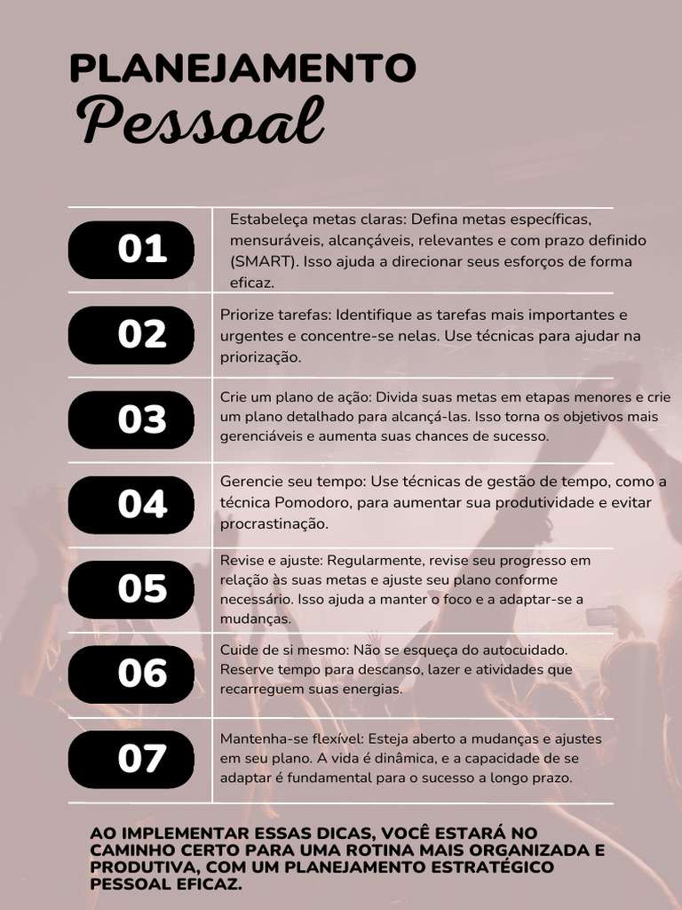 Planejamento Pessoal Eficaz | PDF