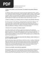 Download Business Analyst Interview Questions and Answers Part 1 by ravisolan SN81460011 doc pdf